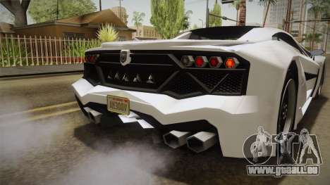 GTA 5 Pegassi Lampo RSC-17B IVF pour GTA San Andreas