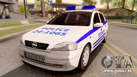 Opel Astra G Bulgarian Police pour GTA San Andreas