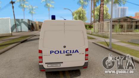 Mercedes-Benz Sprinter Croatian Police Van für GTA San Andreas