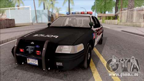 Ford Crown Vitoria High Speed Police pour GTA San Andreas