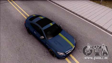 Mercedes-Benz C63S AMG Coupe 2016 v3 pour GTA San Andreas