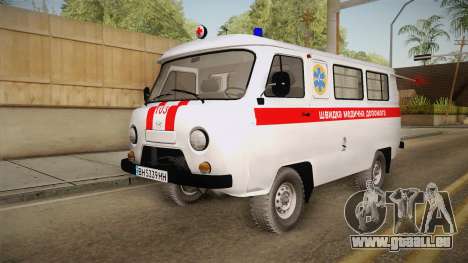 UAZ-452 Ambulance de la ville de Odessa pour GTA San Andreas