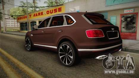 Bentley Bentayga für GTA San Andreas