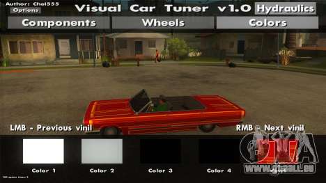 Visual Car Tuner v1.0 für GTA San Andreas