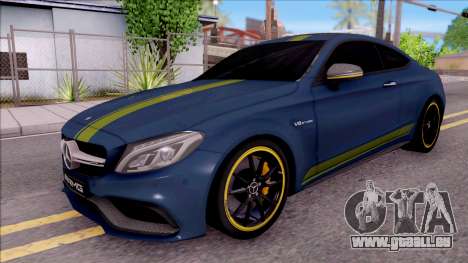 Mercedes-Benz C63S AMG Coupe 2016 v3 pour GTA San Andreas