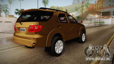 Toyota Fortuner V pour GTA San Andreas