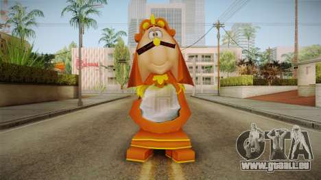 Beauty and the Beast - Cogsworth pour GTA San Andreas