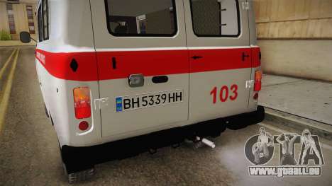 UAZ-452-Ambulanz der Stadt Odessa für GTA San Andreas