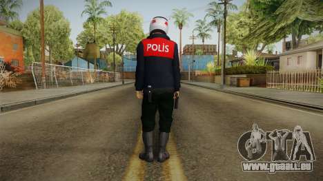Turkish Police Motorcycle Officer pour GTA San Andreas