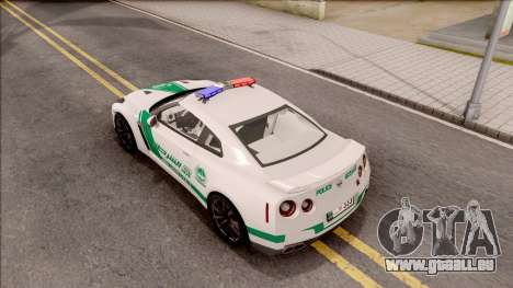 Nissan GT-R R35 Dubai High Speed Police für GTA San Andreas