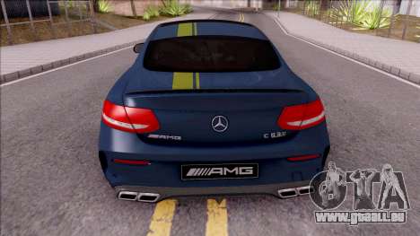 Mercedes-Benz C63S AMG Coupe 2016 v3 pour GTA San Andreas