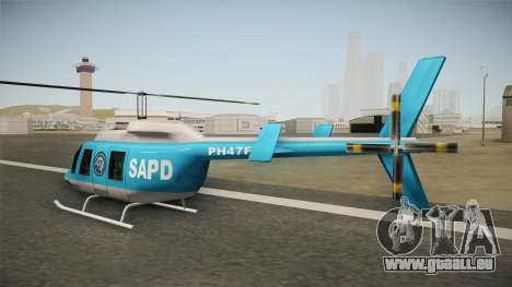 Serbian Police Helicopter für GTA San Andreas