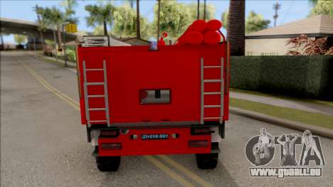 Mercedes-Benz Unimog Vatrogasna Kamion pour GTA San Andreas