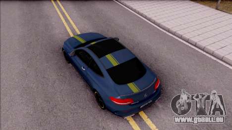 Mercedes-Benz C63S AMG Coupe 2016 v3 pour GTA San Andreas