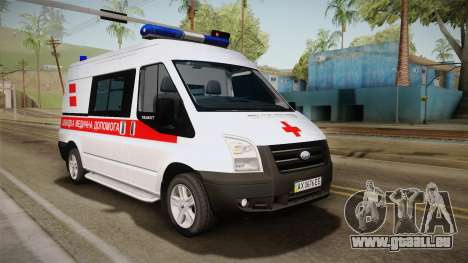 Ford Transit Krankenwagen der Stadt Charkow für GTA San Andreas