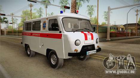 UAZ-452 Ambulance de la ville de Odessa pour GTA San Andreas