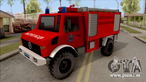 Mercedes-Benz Unimog Vatrogasna Kamion pour GTA San Andreas