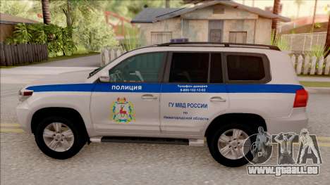Toyota Land Cruiser 200 Russian Police pour GTA San Andreas