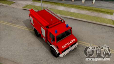 Mercedes-Benz Unimog Vatrogasna Kamion pour GTA San Andreas