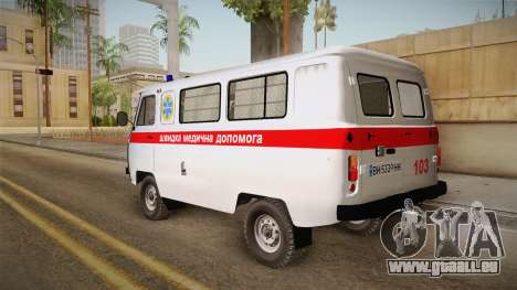 UAZ-452-Ambulanz der Stadt Odessa für GTA San Andreas