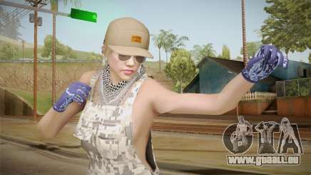Gunrunning Female Skin v2 für GTA San Andreas