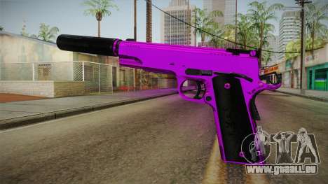 Purple Silenced Pistol für GTA San Andreas