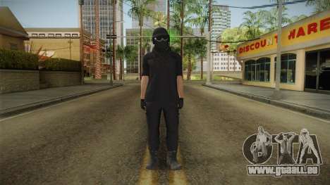 GTA Online: Black Army Skin v1 pour GTA San Andreas
