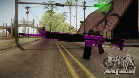 Purple M4A1 für GTA San Andreas
