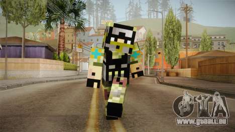 Minecraft Swat Skin pour GTA San Andreas