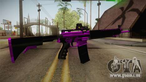 Purple M4A1 für GTA San Andreas