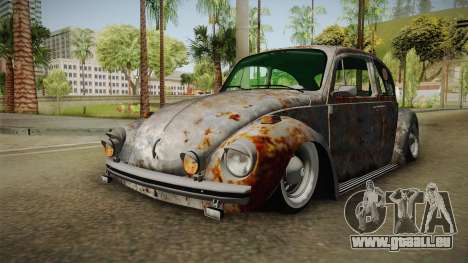 Volkswagen Beetle Rusty für GTA San Andreas