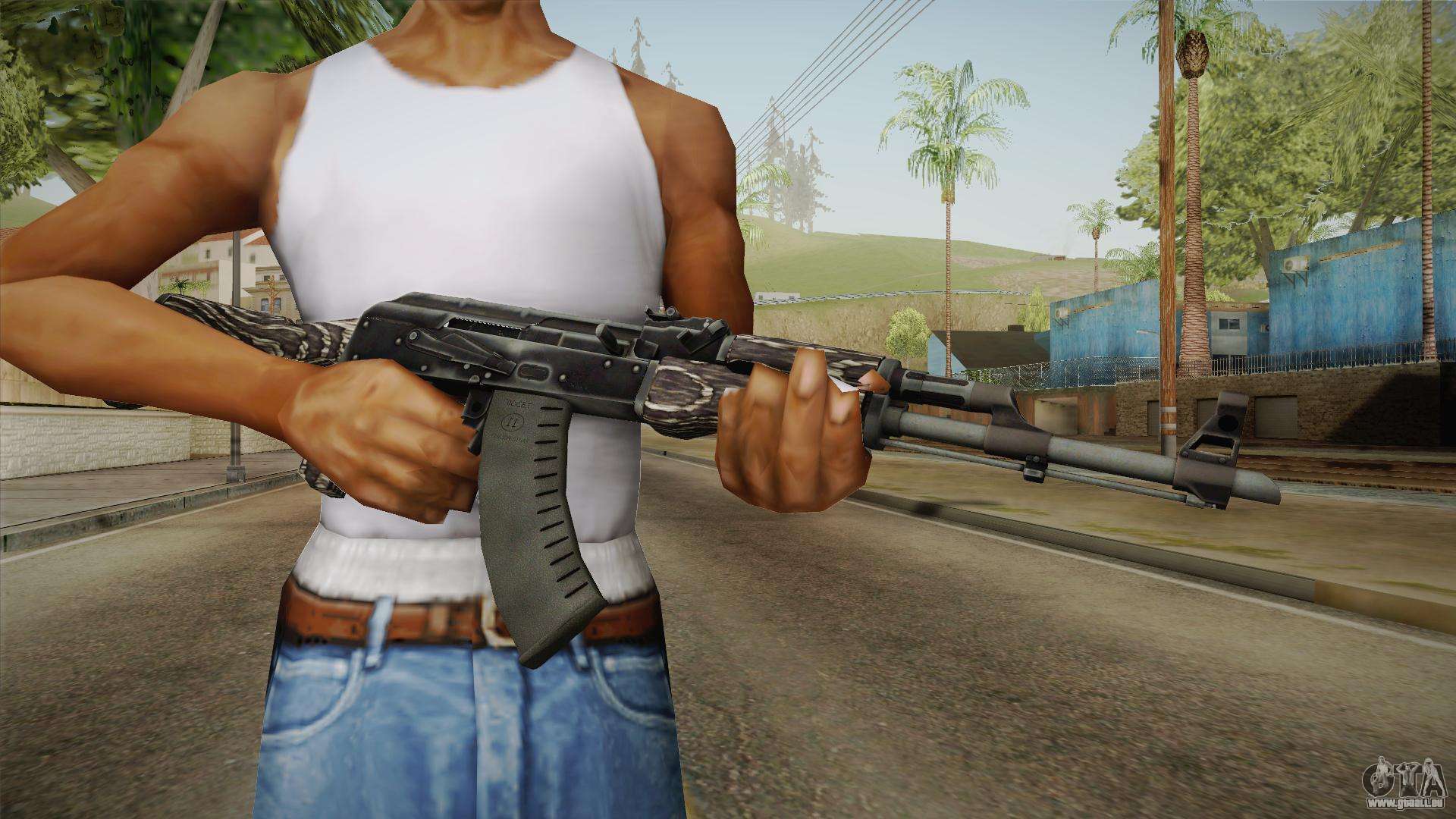 CS GO AK47 Black Laminate Skin für GTA San Andreas
