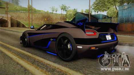 Koenigsegg Agera RS v3 pour GTA San Andreas