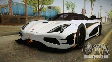 Koenigsegg Agera RS v3 pour GTA San Andreas