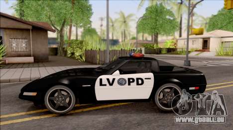 Chevrolet Corvette C4 Police LVPD 1996 pour GTA San Andreas