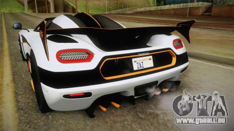 Koenigsegg Agera RS v3 pour GTA San Andreas