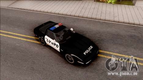 Chevrolet Corvette C4 Police LVPD 1996 pour GTA San Andreas