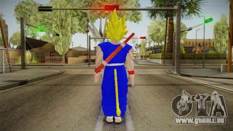 Goku Original DB Gi Blue v3 für GTA San Andreas