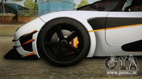 Koenigsegg Agera RS v3 pour GTA San Andreas