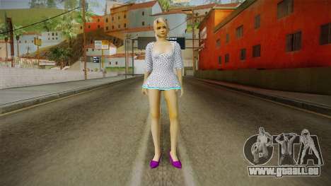 Marie Rose Skin in White Dress pour GTA San Andreas