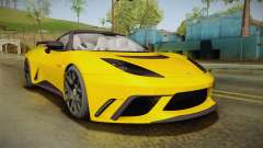 Lotus Evora GTE für GTA San Andreas