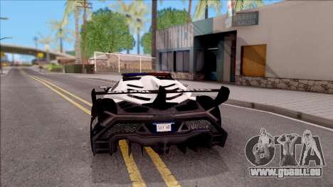 Lamborghini Veneno Police Las Venturas pour GTA San Andreas