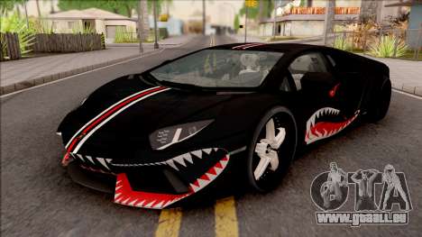 Lamborghini Aventador Shark New Edition Black für GTA San Andreas
