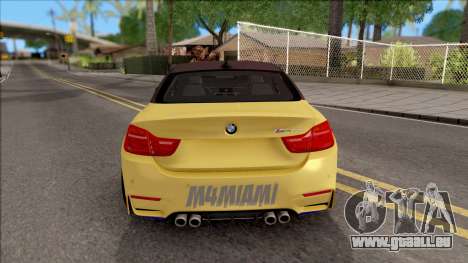 BMW M4R F82 pour GTA San Andreas