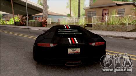 Lamborghini Aventador Shark New Edition Black pour GTA San Andreas