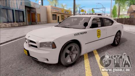 Dodge Charger Silver 2007 Iowa State Patrol pour GTA San Andreas
