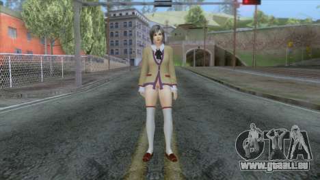 Kokoro Hot Schoolgirl Skin pour GTA San Andreas