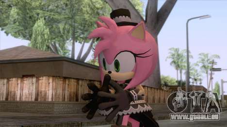Sonic Runners - Amy Rose Gothic pour GTA San Andreas