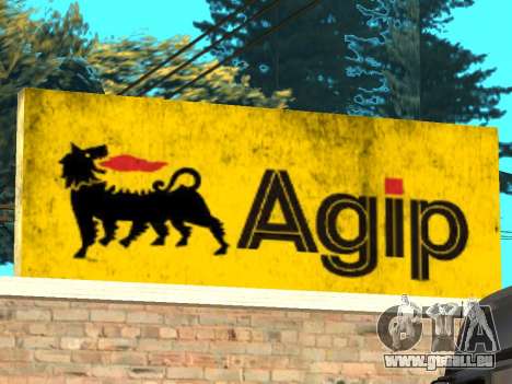 Agip Gas Station für GTA San Andreas