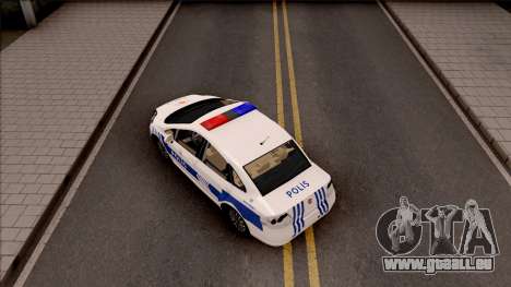 Fiat Linea Turkish Police pour GTA San Andreas